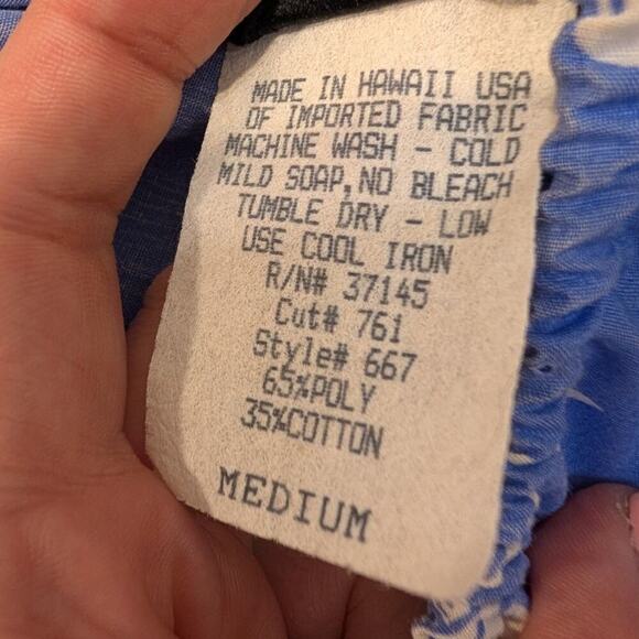 Hilo Hattie Maxi Dress Flowy Tiered Floral Island Boho Resort Chic - Size M - Picture 5 of 5